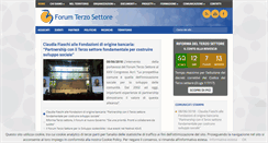 Desktop Screenshot of forumterzosettore.it
