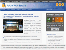 Tablet Screenshot of forumterzosettore.it